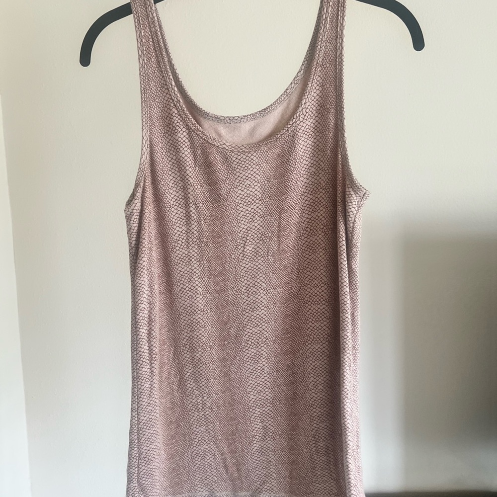 A New Day Snakeskin Print Sleeveless Tank Top